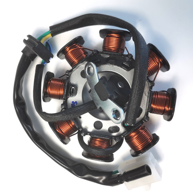 TITAN 150 KNS Sistema de encendido de motocicleta en venta al por mayor Partes de 8 polos 3 agujeros Magneto bobina