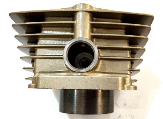 Aleación de aluminio color plata a prueba de choques del bloque de cilindro del motor de la motocicleta CG200